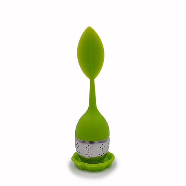 Leaf shape silicone Tea infuser - Leaf shape silicone Tea infuser - Image 9 of 19