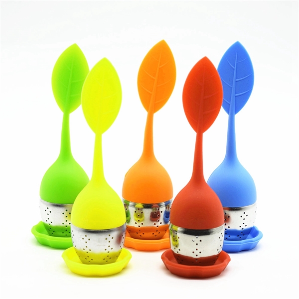 Leaf shape silicone Tea infuser - Leaf shape silicone Tea infuser - Image 14 of 19