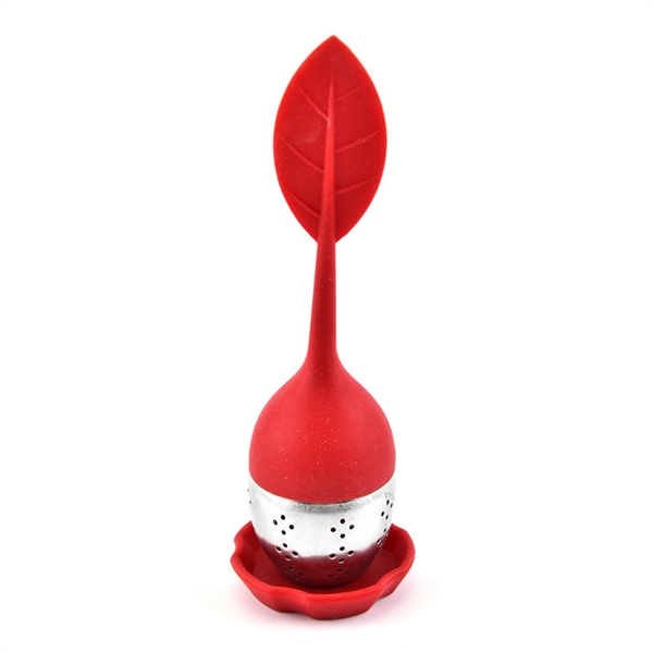 Leaf shape silicone Tea infuser - Leaf shape silicone Tea infuser - Image 17 of 19