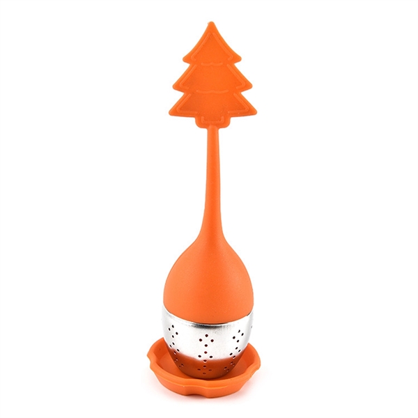 Christmas Trees Shape Silicone Tea Infuser - Christmas Trees Shape Silicone Tea Infuser - Image 4 of 5