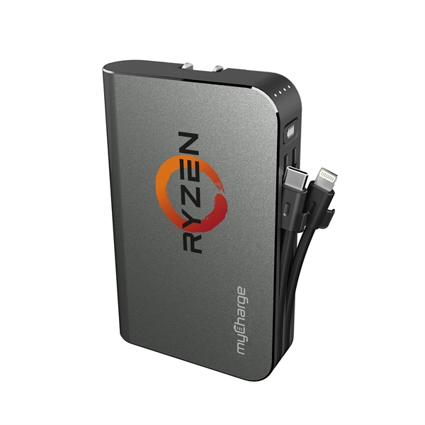 myCharge Hub Turbo 10050 Portable Charger - 10050mAh - myCharge Hub Turbo 10050 Portable Charger - 10050mAh - Image 0 of 3