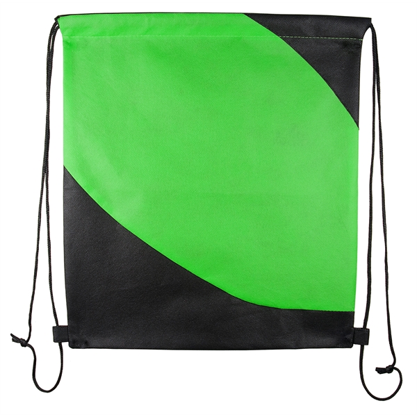 Two Color Non-Woven Drawstring Backpack