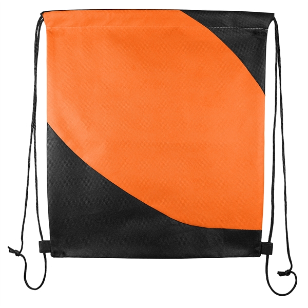 Two Color Non-Woven Drawstring Backpack