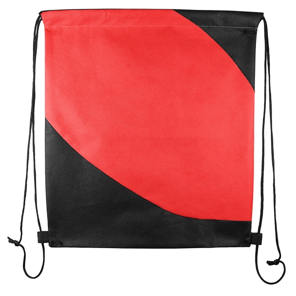 Two Color Non-Woven Drawstring Backpack