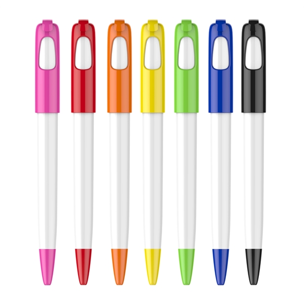 Click Action Plastic Pen - Click Action Plastic Pen - Image 4 of 6