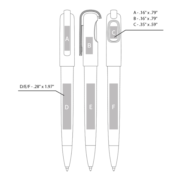 Click Action Plastic Pen - Click Action Plastic Pen - Image 6 of 6