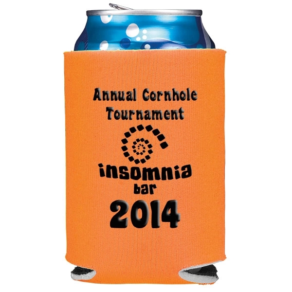 Folding Foam Can Cooler 2 sided imprint - Folding Foam Can Cooler 2 sided imprint - Image 1 of 1