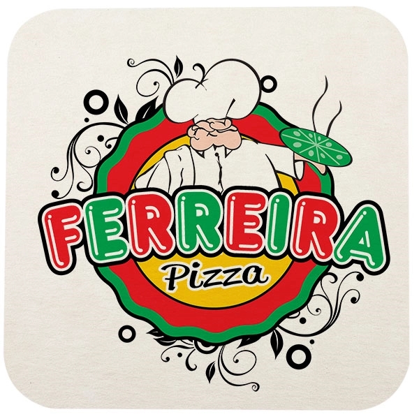 60 Point Full Color Pulp Board Coaster - 60 Point Full Color Pulp Board Coaster - Image 1 of 1