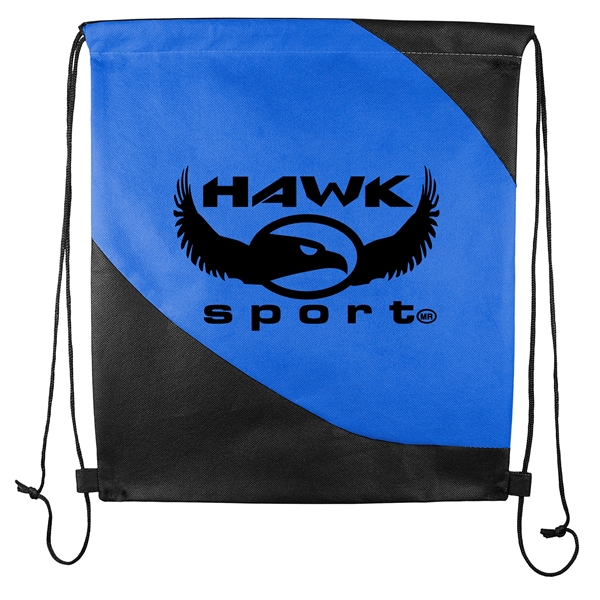 Two Color Non-Woven Drawstring Backpack