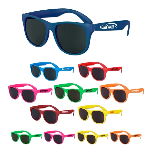 Solid Color Classic Sunglasses - Solid Color Classic Sunglasses - Image 0 of 9