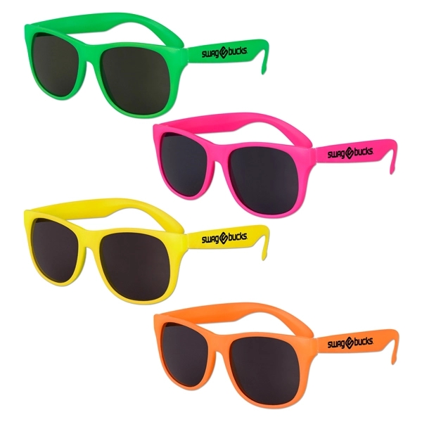 Solid Color Classic Sunglasses - Solid Color Classic Sunglasses - Image 7 of 9