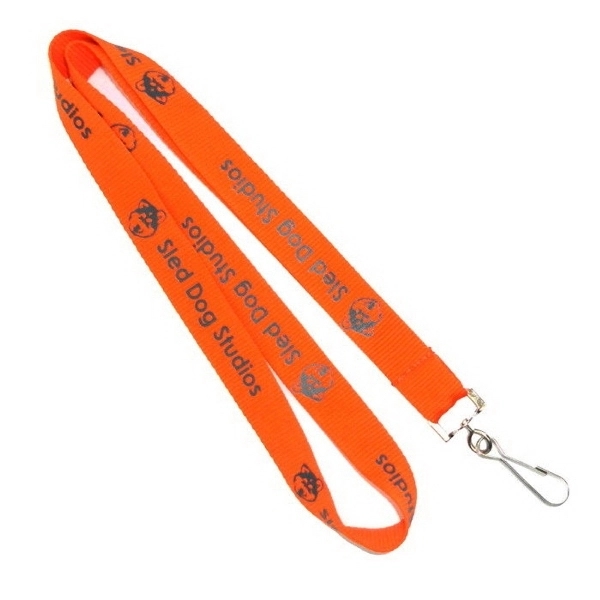 3/4" Silkscreen Custom Polyester Lanyards - 3/4" Silkscreen Custom Polyester Lanyards - Image 2 of 6