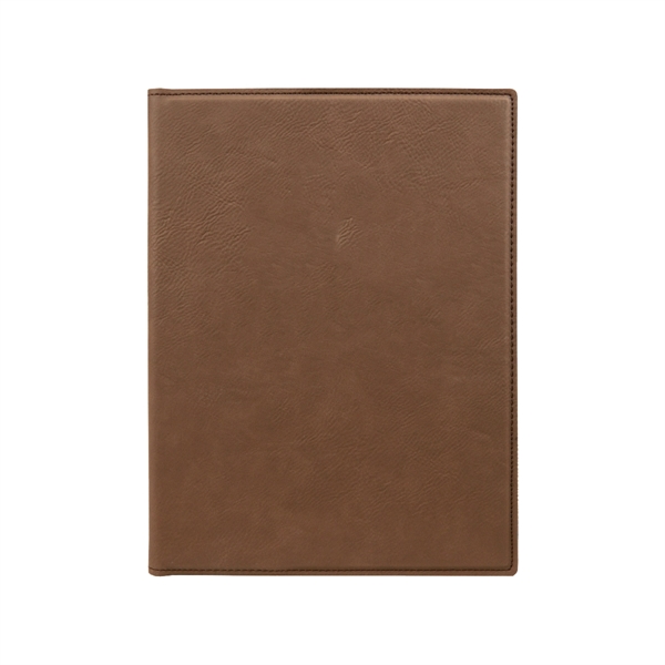 7" x 9" Leatherette Dark Brown Portfolio - 7" x 9" Leatherette Dark Brown Portfolio - Image 1 of 1