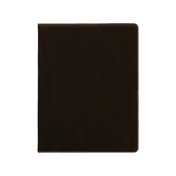 7" x 9" Leatherette Black/Gold Portfolio - 7" x 9" Leatherette Black/Gold Portfolio - Image 1 of 1
