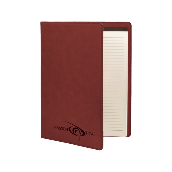 7" x 9" Leatherette Rose Portfolio - 7" x 9" Leatherette Rose Portfolio - Image 0 of 1