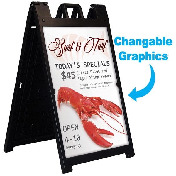 Deluxe Sandwich Board Coroplast Replacement - Deluxe Sandwich Board Coroplast Replacement - Image 0 of 0