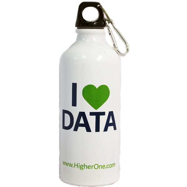 Aluminum Water bottle w/Carabiner - Aluminum Water bottle w/Carabiner - Image 3 of 8