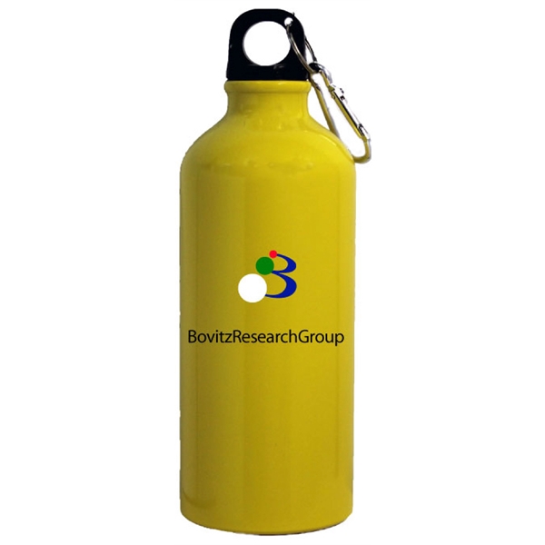 Aluminum Water bottle w/Carabiner - Aluminum Water bottle w/Carabiner - Image 8 of 8