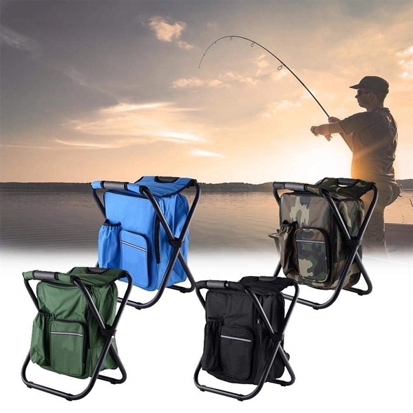 Foldable Fishing/ Beach Chair With Ice Pack - Foldable Fishing/ Beach Chair With Ice Pack - Image 3 of 5