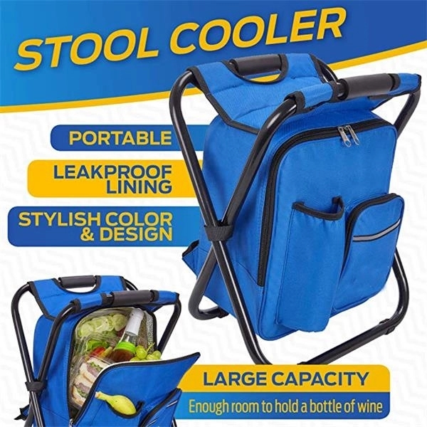 Foldable Fishing/ Beach Chair With Ice Pack - Foldable Fishing/ Beach Chair With Ice Pack - Image 4 of 5
