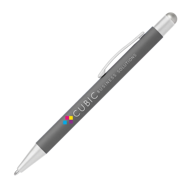 Bowie Softy Satin with Stylus - Full Color Metal Pen - Bowie Softy Satin with Stylus - Full Color Metal Pen - Image 5 of 12
