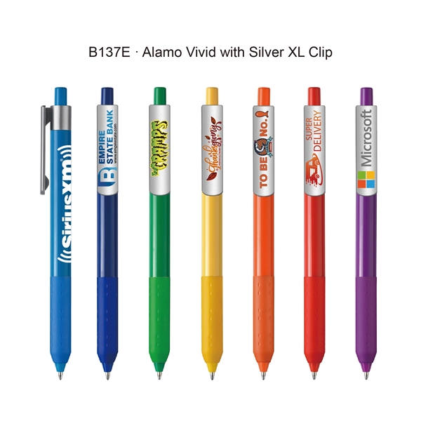 Alamo™ Vivid Pen with Full Color XL Clips - Alamo™ Vivid Pen with Full Color XL Clips - Image 1 of 2