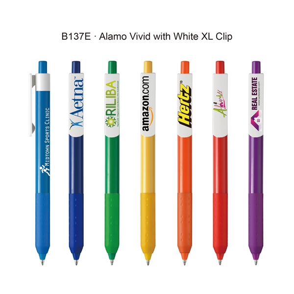 Alamo™ Vivid Pen with Full Color XL Clips - Alamo™ Vivid Pen with Full Color XL Clips - Image 2 of 2