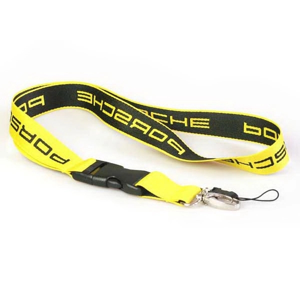 3/4" Woven Lanyard w/ Custom Logo - 3/4" Woven Lanyard w/ Custom Logo - Image 1 of 7