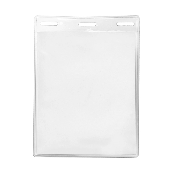 Vertical Blank Vinyl Pouch