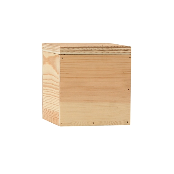 Custom 4 x 4 Small Square Wooden Box
