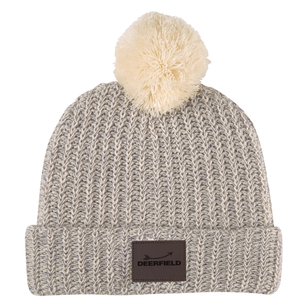 Grace Collection Pom Beanie With Cuff - Grace Collection Pom Beanie With Cuff - Image 12 of 52