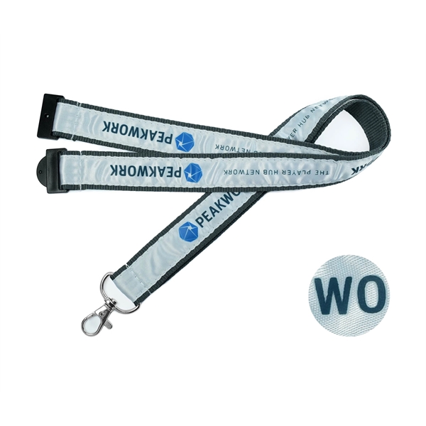 Custom Satin Lanyards - Custom Satin Lanyards - Image 10 of 11