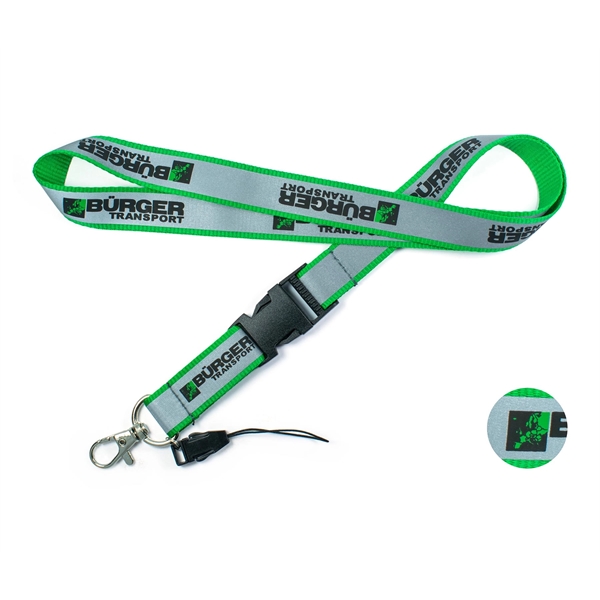 Custom Reflective Lanyards - Custom Reflective Lanyards - Image 1 of 3