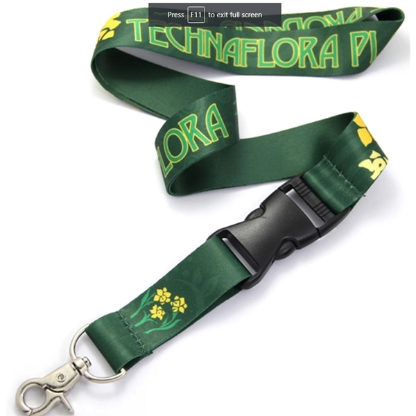 7 Day RUSH - Dye Sublimated Lanyard w/ Full Color Imprint