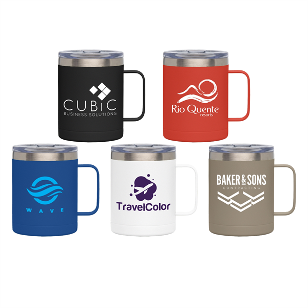 Glamping - 14oz. Double Wall Stainless Mug - Glamping - 14oz. Double Wall Stainless Mug - Image 0 of 10