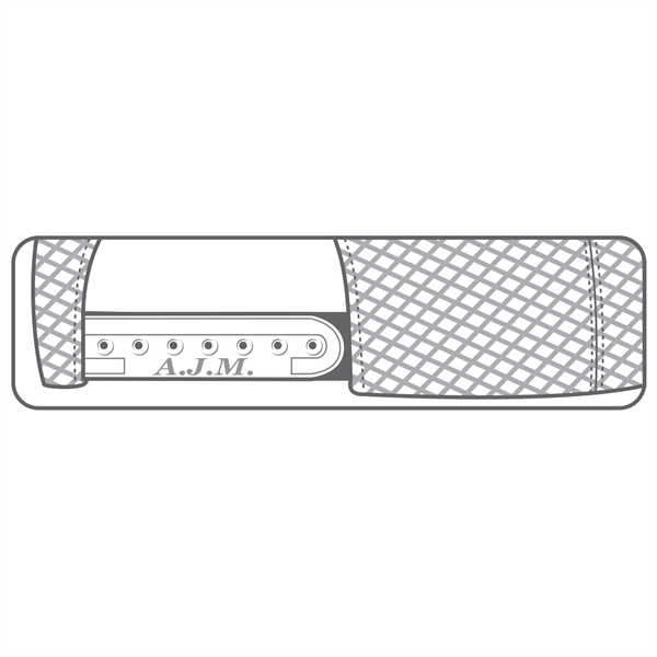 Heather - 6 Panel Constructed Pro-Round (Mesh Back) - Heather - 6 Panel Constructed Pro-Round (Mesh Back) - Image 16 of 18