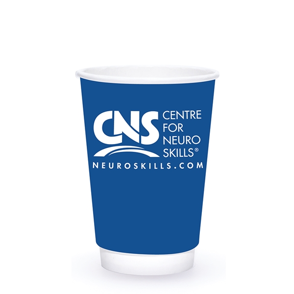 16 oz. Double Wall Insulated White Paper Hot Cup - 16 oz. Double Wall Insulated White Paper Hot Cup - Image 2 of 5