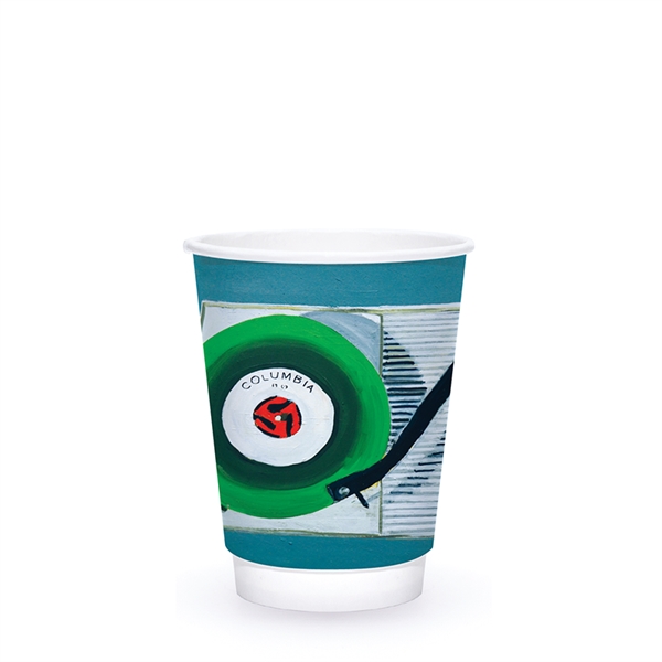 12 oz. Double Wall Insulated White Paper Hot Cup - 12 oz. Double Wall Insulated White Paper Hot Cup - Image 7 of 7