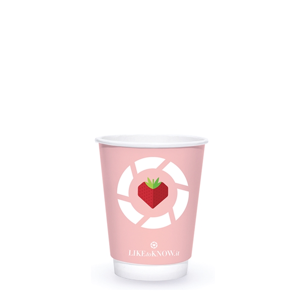 8 oz. Double Wall Insulated White Paper Hot Cup - 8 oz. Double Wall Insulated White Paper Hot Cup - Image 3 of 6
