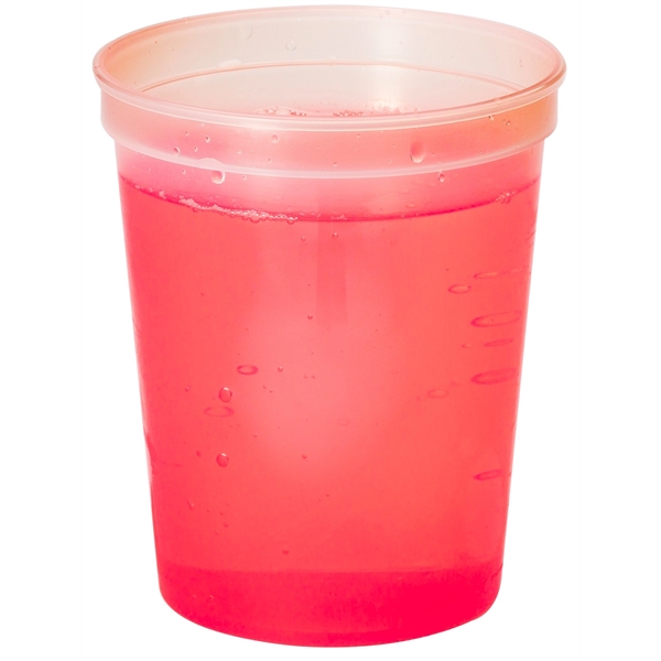 16 oz. Color Changing Smooth Plastic Stadium Cup - 16 oz. Color Changing Smooth Plastic Stadium Cup - Image 1 of 10