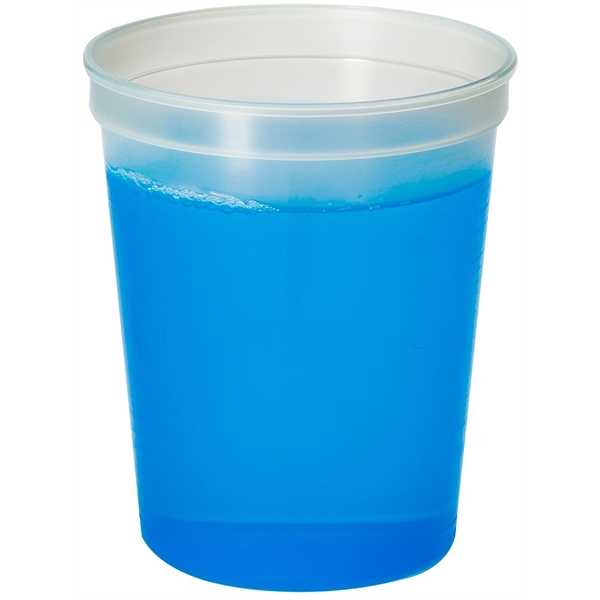 16 oz. Color Changing Smooth Plastic Stadium Cup - 16 oz. Color Changing Smooth Plastic Stadium Cup - Image 3 of 10