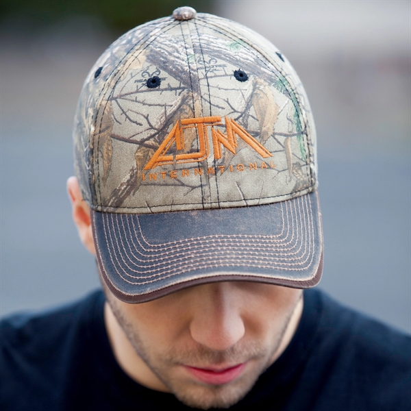 6 Panel Pigment Dyed Camouflage Hunting Cap - 6 Panel Pigment Dyed Camouflage Hunting Cap - Image 2 of 5