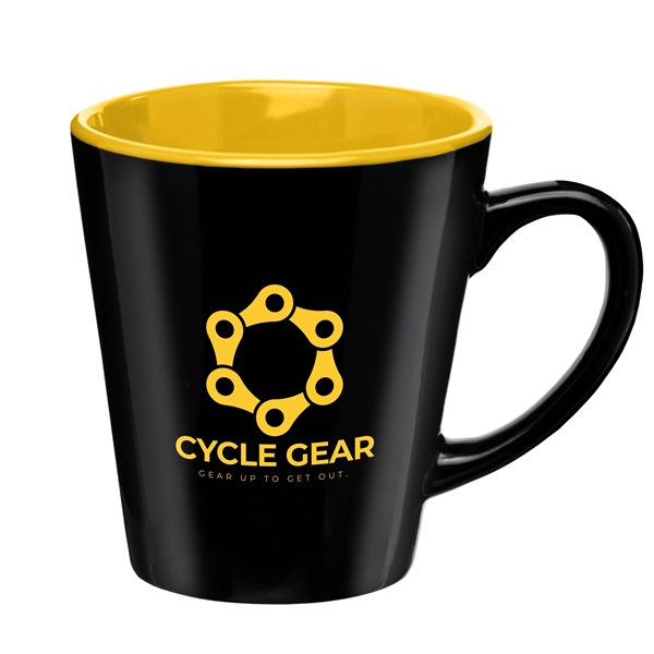 Custom Splash - 12oz. Two-Tone Ceramic Mug