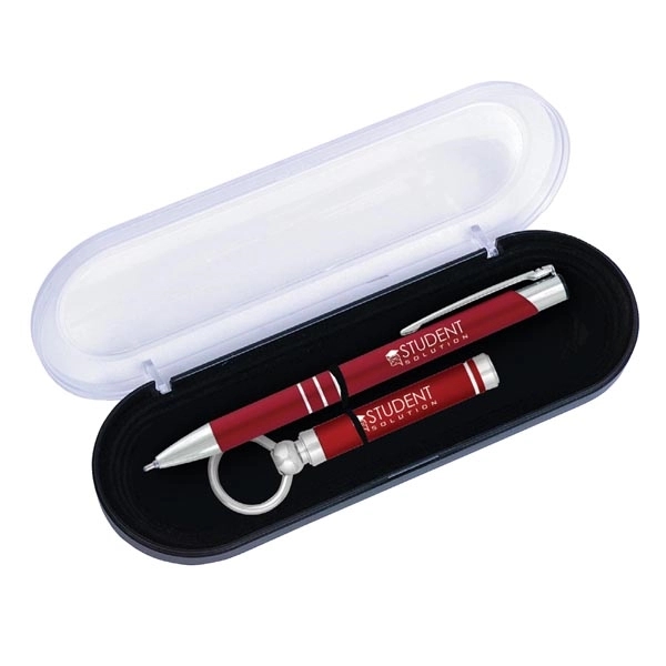 Delane Pen & Keychain Gift Set