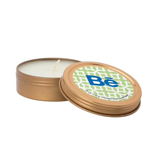 Custom 2oz. Scented Candle in Screw-Top Metal Tin - Custom 2oz. Scented Candle in Screw-Top Metal Tin - Image 0 of 21