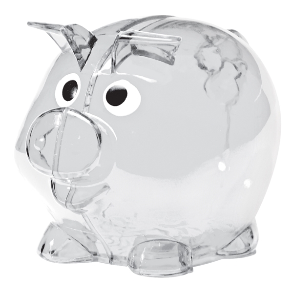 Mini Plastic Piggy Bank - Mini Plastic Piggy Bank - Image 10 of 12