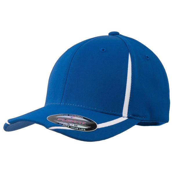 Sport-Tek Flexfit Performance Colorblock Cap.