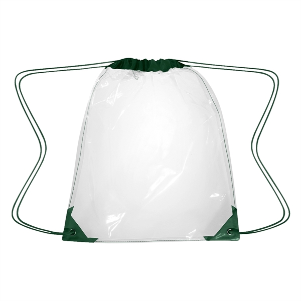 Clear Drawstring Backpack - Clear Drawstring Backpack - Image 6 of 11