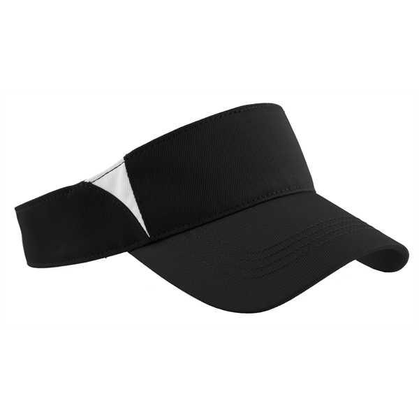 Sport-Tek Dry Zone Colorblock Visor.