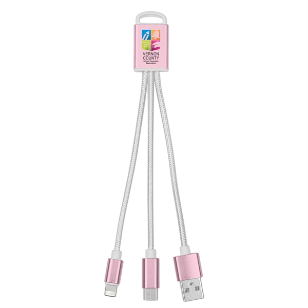 3-In-1 Braided Charging Buddy - 3-In-1 Braided Charging Buddy - Image 17 of 48